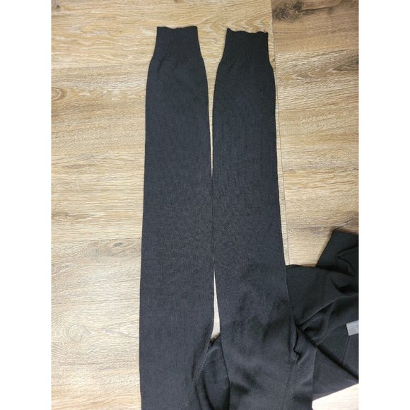 Alexander Wang Women's Medium Black Knit Sweater Viscose Stretch Sheer Panel - Picture 6 of 9